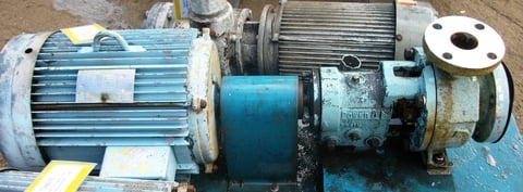 Power D, Power D Steel centrifugal pump, 15 HP, 3" inlet, 2" outlet, skid mounted - Image 1