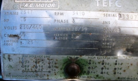 Power D, Power D Steel centrifugal pump, 15 HP, 3" inlet, 2" outlet, skid mounted - Image 5