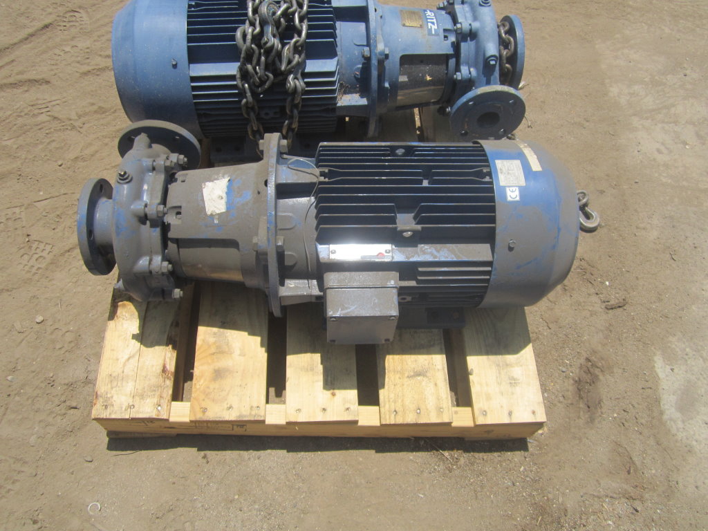 220 GPM, Ritz #50-200.1NF, cast iron centrifugal pump, 18 KW, 3" inlet, 2.5" outlet (2 available) - Image 3