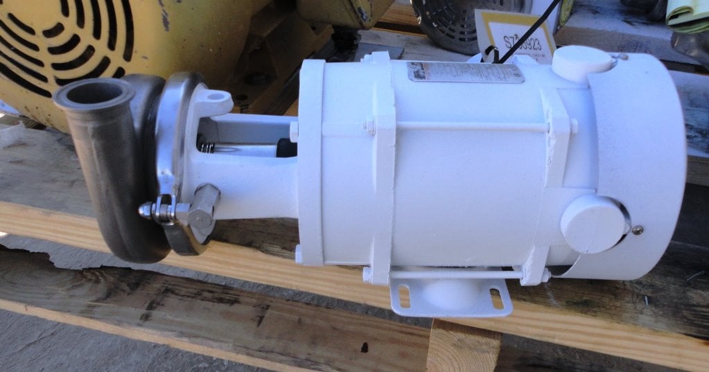 Sanitary Stainless Steel centrifugal pump, 2 HP, 1.25" inlet, 1.25" outlet (2 available) - Image 2