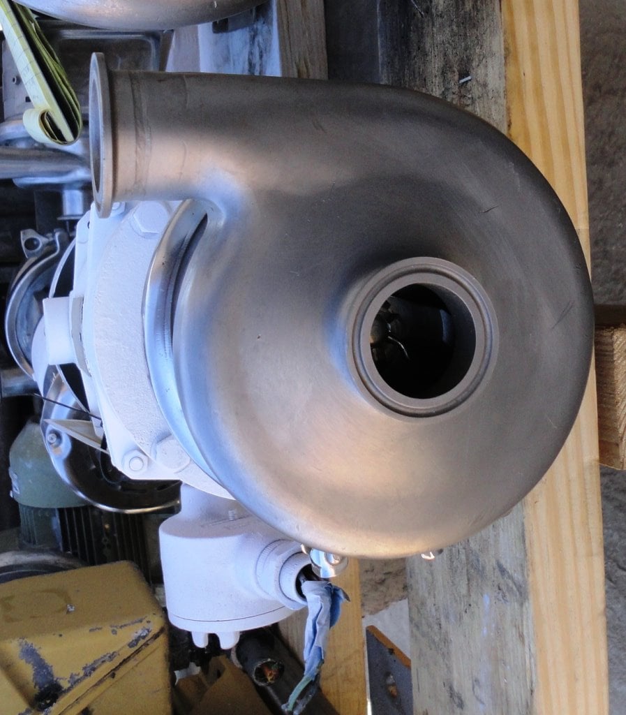 Sanitary Stainless Steel centrifugal pump, 2 HP, 1.25" inlet, 1.25" outlet (2 available) - Image 3