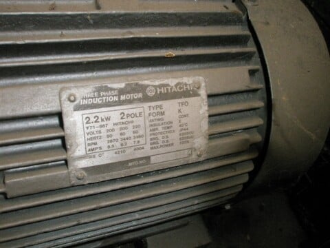 Stainless Steel centrifugal pump, 3 HP, 1-3/4" inlet, 1-3/4" outlet, portable - Image 3