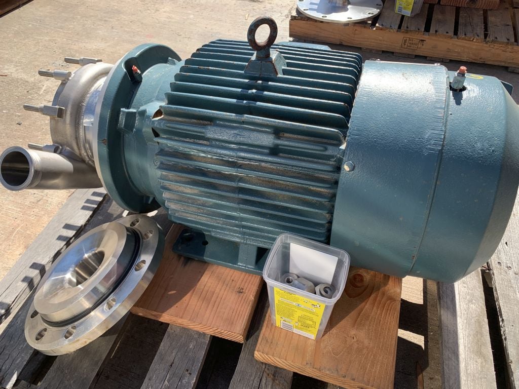 AMPCO #LHV540-280, Ampco Steel centrifugal pump, 30 HP, 2" tri-clamp inlet, 3" tri-clamp outlet - Image 4