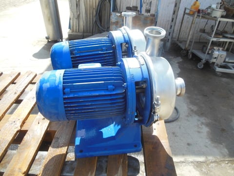 66 GPM, Hilge #Hygia-Bloc-11/30A, Stainless Steel centrifugal pump, 4 HP, 2" inlet, 2" outlet (2 available) - Image 1
