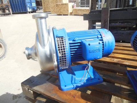 66 GPM, Hilge #Hygia-Bloc-11/30A, Stainless Steel centrifugal pump, 4 HP, 2" inlet, 2" outlet (2 available) - Image 2
