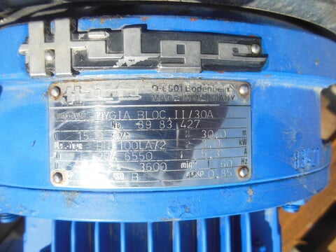 66 GPM, Hilge #Hygia-Bloc-11/30A, Stainless Steel centrifugal pump, 4 HP, 2" inlet, 2" outlet (2 available) - Image 6