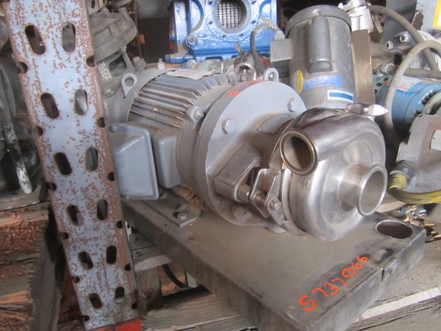 Cherry Burrell #VAHE-F, centrifugla pump, 5 HP, 3" inlet, 2" outlet, 5" impeller - Image 3