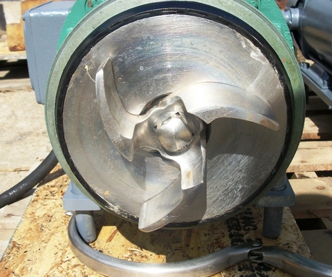 160 GPM, Tri-Flo #C2161D181, 316 Stainless Steel centrifugal pump, 5 HP, 2.5" inlet, 1.5" outlet - Image 6