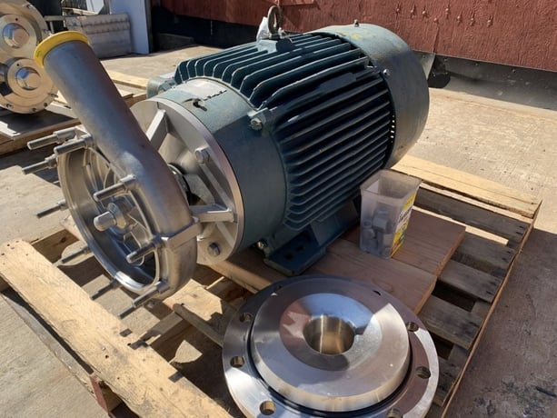 AMPCO #LHV550-280, 316 Stainless Steel centrifugal pump, 50 HP, 2.5" inlet, 3" outlet, 10" impeller, unused - Image 4