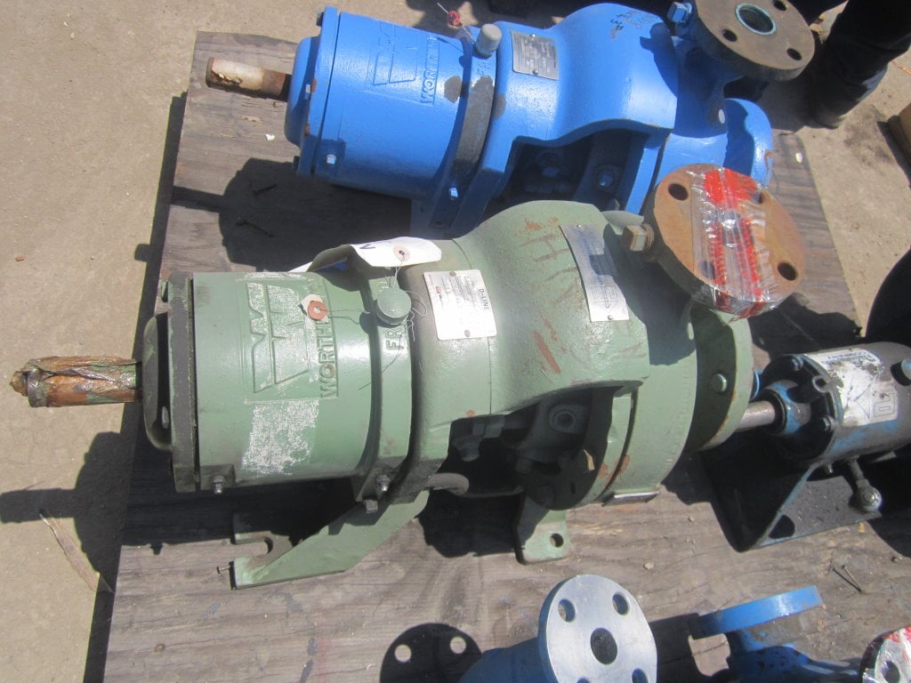 Worthington #D1011, D1 construction centrifugal pump, 2.5" inlet, 1.5" outlet, less drive, unused - Image 1