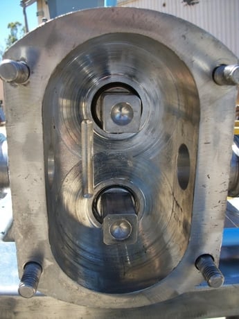 55 GPM, APV #3RU, Staionless Steel positive displacement pump, 1 HP, 1.5" inlet/outlet - Image 4