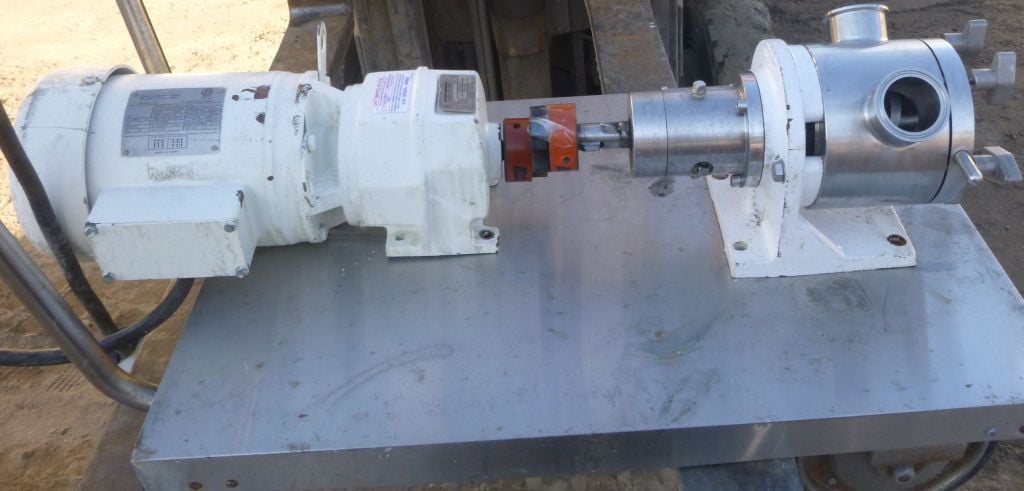 13 GPM, Sine #MR120NNTC, Stainless Steel positive displacement pump, 2 HP, 2" inlet/outlet - Image 1