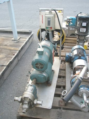 Waukesha #010, Waukesha Steel positive displacement pump, 1 HP, 1.5" inlet/outlet - Image 3