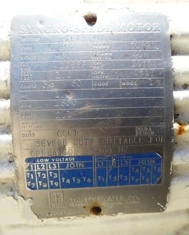 24 GPM, Waukesha #34RF, 316 Stainless Steel positive displacement pump, 1 HP, 1.75" inlet, 2" outlet - Image 6