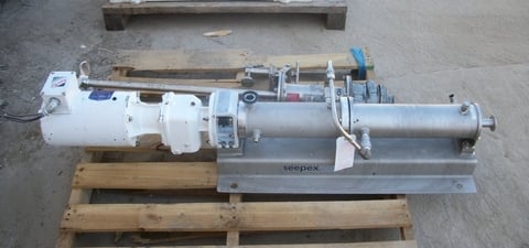 .87" inlet x .87" outLet, Seepex / Moyno type BCSO 024-24, Stainless Steel progressive cavity pump, 1 HP - Image 2