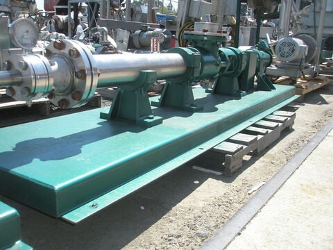 5" inlet x 5" outlet, Moyno / REobbins & Myers type 3M8 SSR, Stainless Steel pump, 2 HP - Image 4
