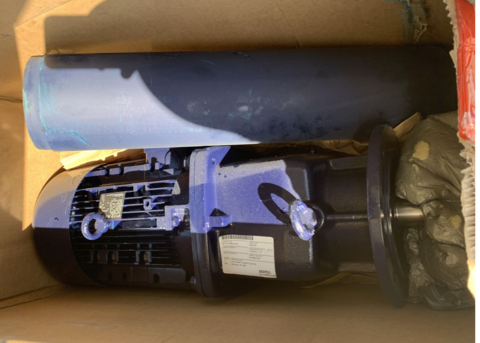3" inlet x 2" outlet, Seepex / Moyno, Stainless Steel progressive cavity pump, 7-1/2 HP - Image 1