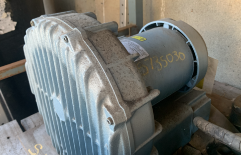 92 CFM, Gast #R4310A-2, vacuum pump, Gast Regenair blower, 1 HP, unused - Image 2