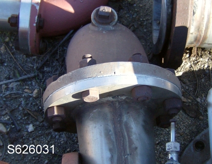 Graham, 304 Stainless Steel vacuum pump, steam ejector, 12" inlet, 8" outlet, 140 psi - Image 2