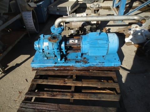 Travaini #TRVA50-220/C/RA, liquid ring vacuum pump, single stage, 10 HP, 1" inlet/outlet, 1995 - Image 1