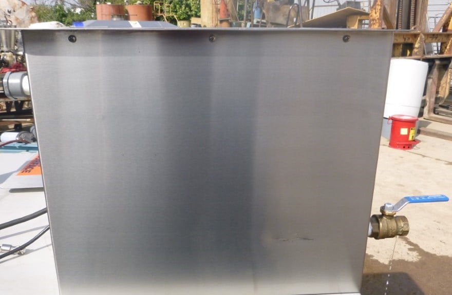 Crest #4HT-1014-6, ultrasonic washer, heated 4 gallon Stainless Steel tank w/generator, 250&deg;F - Image 4
