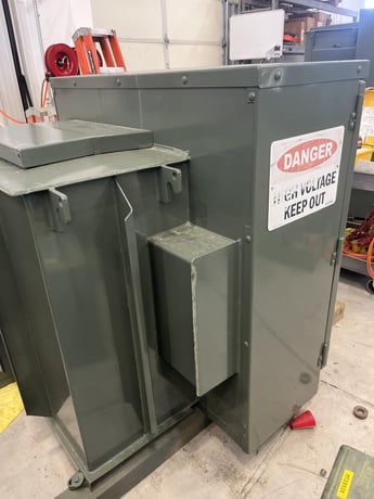 45 KVA 7200 Delta Primary, 240 Delta Secondary, 3 phase, Padmount Transformer, New - Image 3