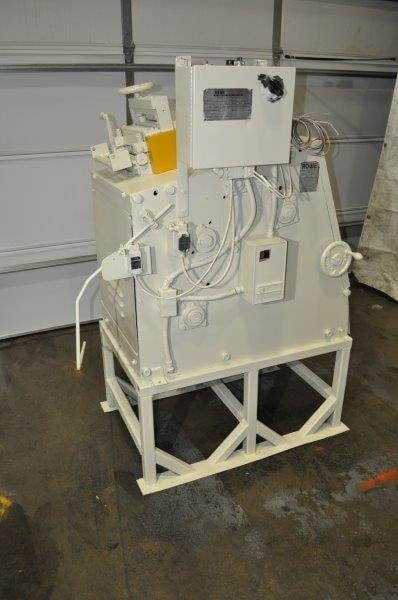 10" x .105" Rowe #A10-3J, 7 roll straightener, entry & exit pinch rolls - Image 1