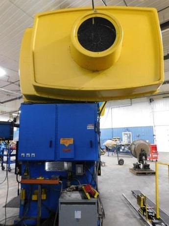 250 Ton, Niagara #PN250-84-42, straight side double crank press, 8" stroke, 23" Shut Height, 6" adj., 15030 - Image 3