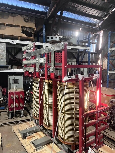 500 KVA 12470 Pri. 208Y/120 Sec., 3 phase dry taps (2) 2.5% a+bn c & c only - Image 1