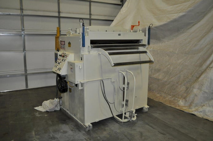 48" x .093" CWP #CWP48D11, 11 roll straightener, entry & exit pinch rolls, loop Control, 58" passline, 4.2" - Image 1