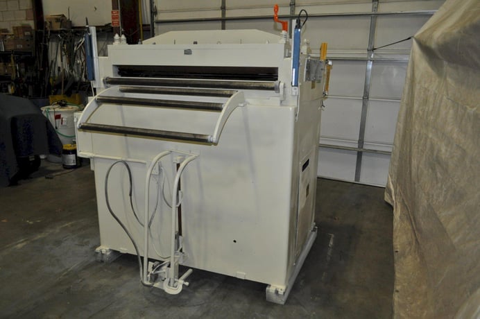 48" x .093" CWP #CWP48D11, 11 roll straightener, entry & exit pinch rolls, loop Control, 58" passline, 4.2" - Image 2