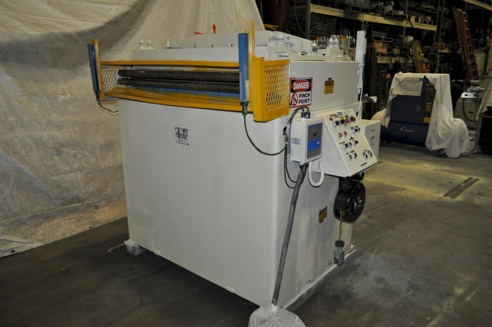 48" x .093" CWP #CWP48D11, 11 roll straightener, entry & exit pinch rolls, loop Control, 58" passline, 4.2" - Image 3
