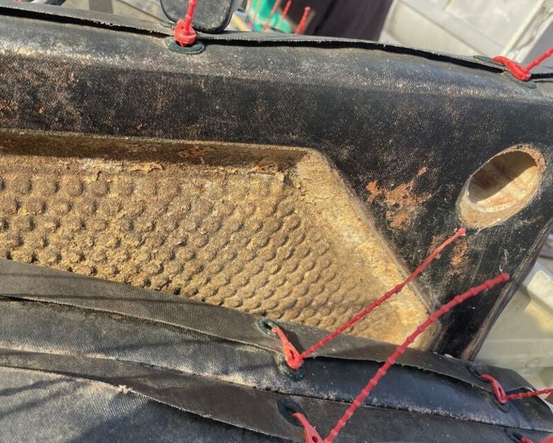 24" x 24 Netzsch #630-45, recessed polypropylene filter press, 44 chamber, 2 end plates - Image 6