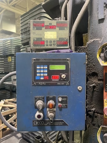 1000 Ton, National #Maxi-Press, forging press, 10" stroke, 32" x 45" bed, 75 SPM, 18" windows, Cieco PLC Plus - Image 3