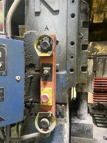 1000 Ton, National #Maxi-Press, forging press, 10" stroke, 32" x 45" bed, 75 SPM, 18" windows, Cieco PLC Plus - Image 4