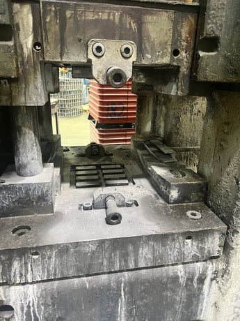 1000 Ton, National #Maxi-Press, forging press, 10" stroke, 32" x 45" bed, 75 SPM, 18" windows, Cieco PLC Plus - Image 5