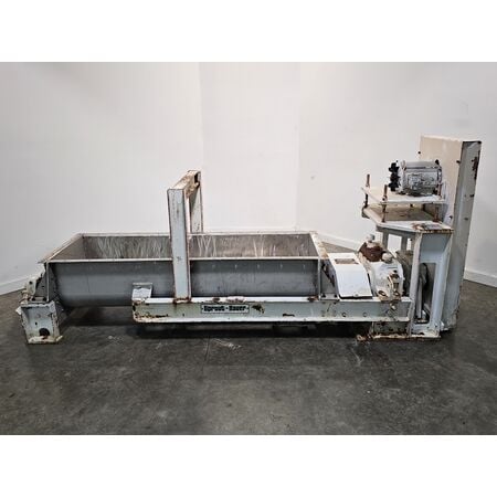 Sprout Bauer #DA21-6, 21" W x 6' L Stainless Steel double agitation mixer feeder - Image 4