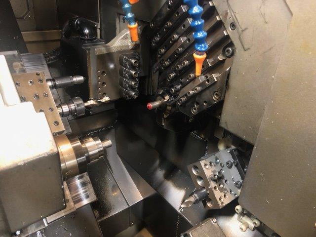 Citizen #K16VIIP, CNC swiss type lathe, .63" diameter, 7.87" length, Fanuc FS31i, LNS Express 220 magazine - Image 4