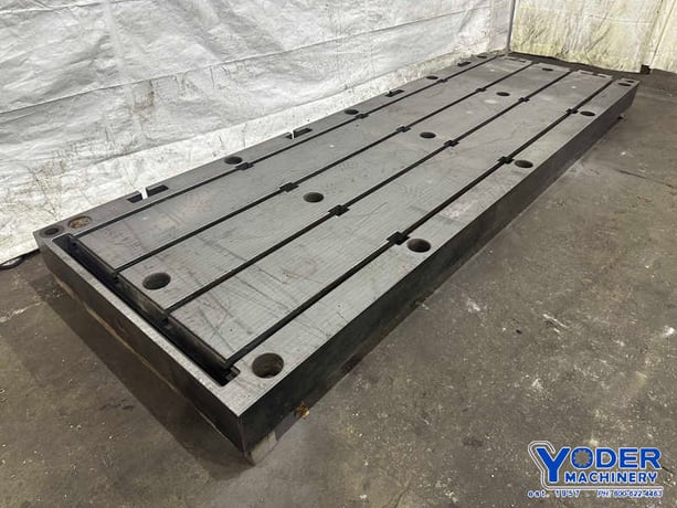 144" x 48" x 7", Midland Ross, T-slotted floor plates, cast iron - Image 2