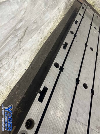 144" x 48" x 7", Midland Ross, T-slotted floor plates, cast iron - Image 3