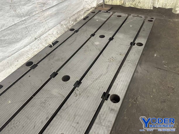 144" x 48" x 7", Midland Ross, T-slotted floor plates, cast iron - Image 7
