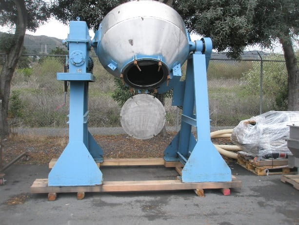 40 cu.ft. Gemco #Type-400, Conical Mixer, Stainless Steel, 7 HP, 24" opening, 10" outlet - Image 1