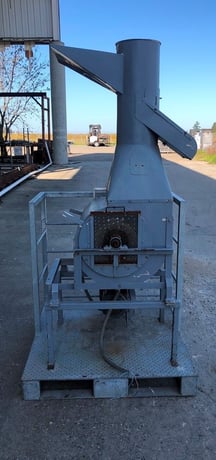 Rotary Tumble Mixer, 20" dia., Carbon Steel, 7" x 10" discharge, 2 HP - Image 2