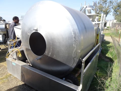 Variovak, Vacuum Tumble Mixer, 2000 lb., 65" dia. x 48" straight side, 19" opening, 5 HP - Image 4
