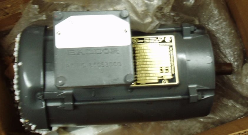 1.5 HP 3450 RPM Baldor #VM7018T, Frame 143TC, Motor Drive, 208-230/460//190/260 Volts - Image 2