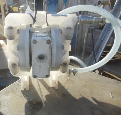 .5" Wilden #M1PT, Diaphragm Pump, PPL, 14 GPM, Pneumatic - Image 1