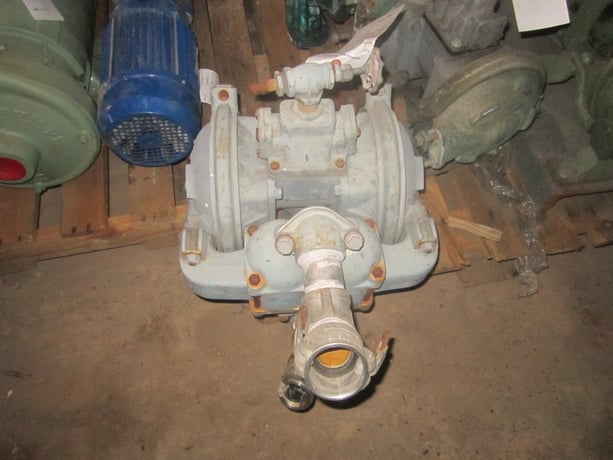 Sandpiper #SB-1-1/2-A, Diaphragm Pump, Stainless Steel - Image 2