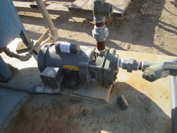 MTH #T41-L-AB, Brass Feeder Pump, Lab size, 1" inlet and 1" outlet - Image 2