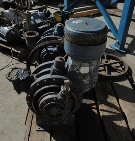 14" x 12" Welch, Rotary Vane Vacuum Pump, 2 stage, 150 HP - Image 6