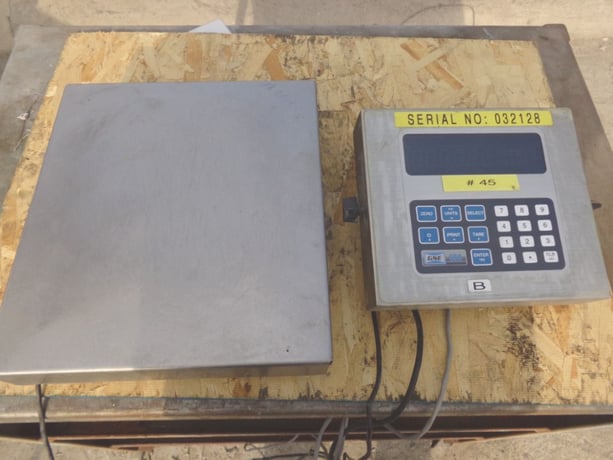 GSE Scale Systems #550, Programmable Scale, digital weight indicator, 13-3/4" x 12-1/4" S/S Platform - Image 4